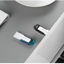 閃迪(SanDisk)128GB USB3.0 U盤 CZ73酷鑠 藍(lán)色 讀速150MB/s 金屬外殼 內(nèi)含安全加密軟件